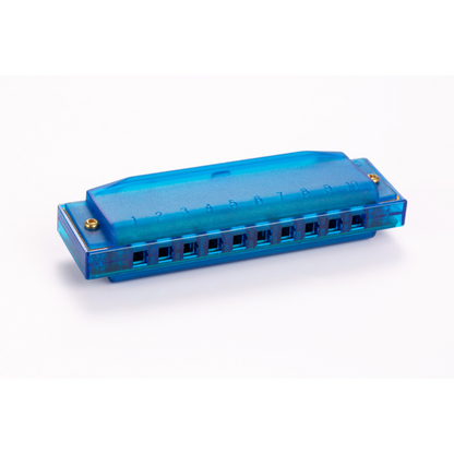Hohner Translucent Diatonic Harmonica C Blue