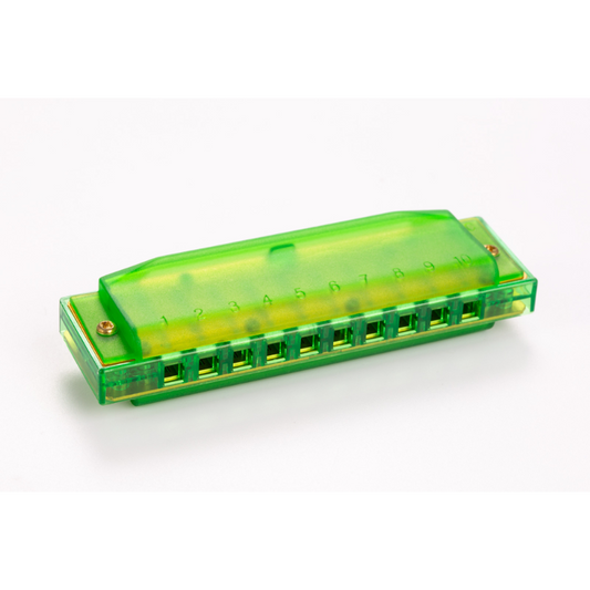 Hohner Translucent Diatonic Harmonica C Green