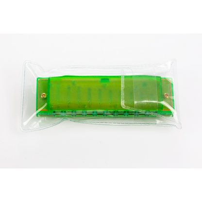 Hohner Translucent Diatonic Harmonica C Green — view 4