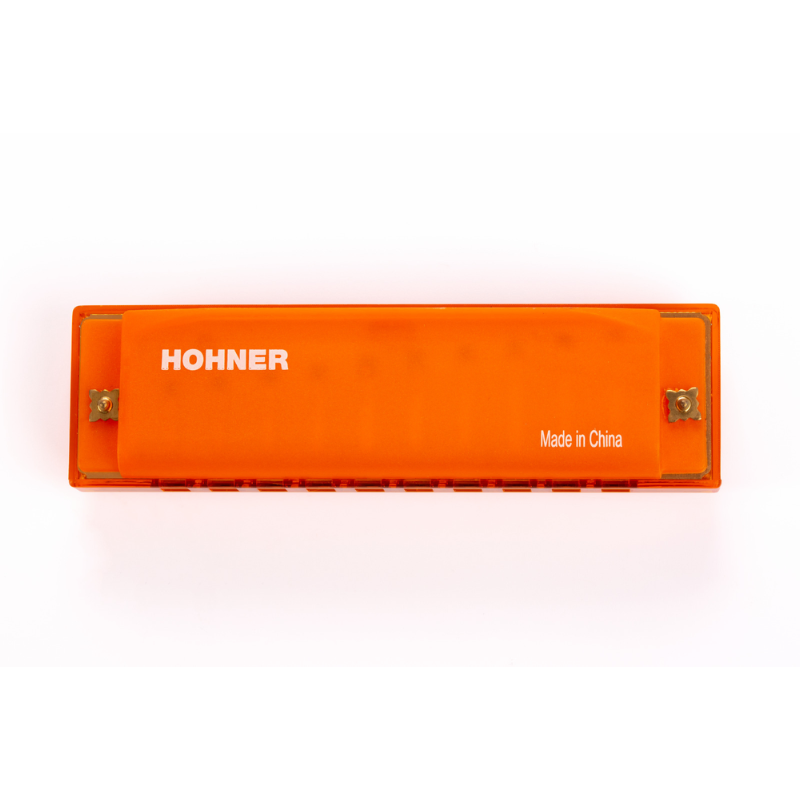 Hohner Translucent Diatonic Harmonica C - Orange — view 2