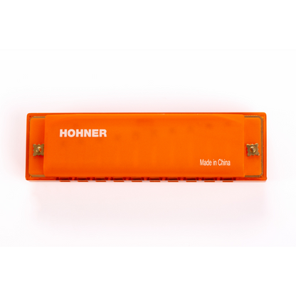 Hohner Translucent Diatonic Harmonica C - Orange — view 2