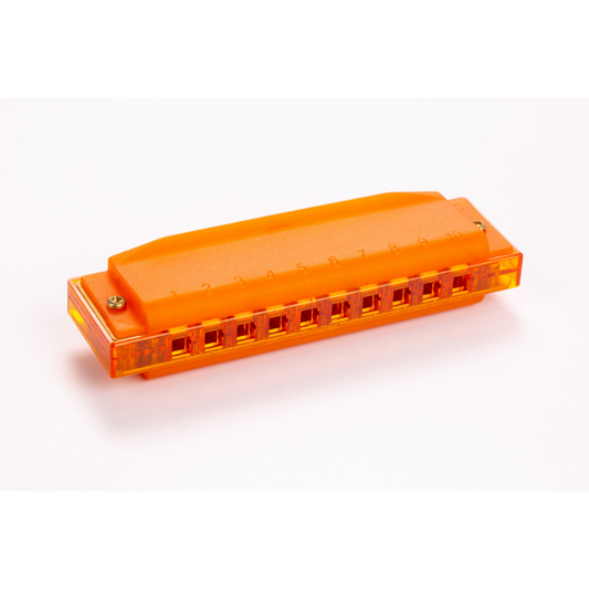 Hohner Translucent Diatonic Harmonica C - Orange
