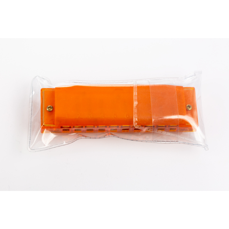 Hohner Translucent Diatonic Harmonica C - Orange — view 4