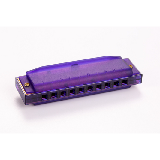 Hohner Translucent Harmonica C - Purple
