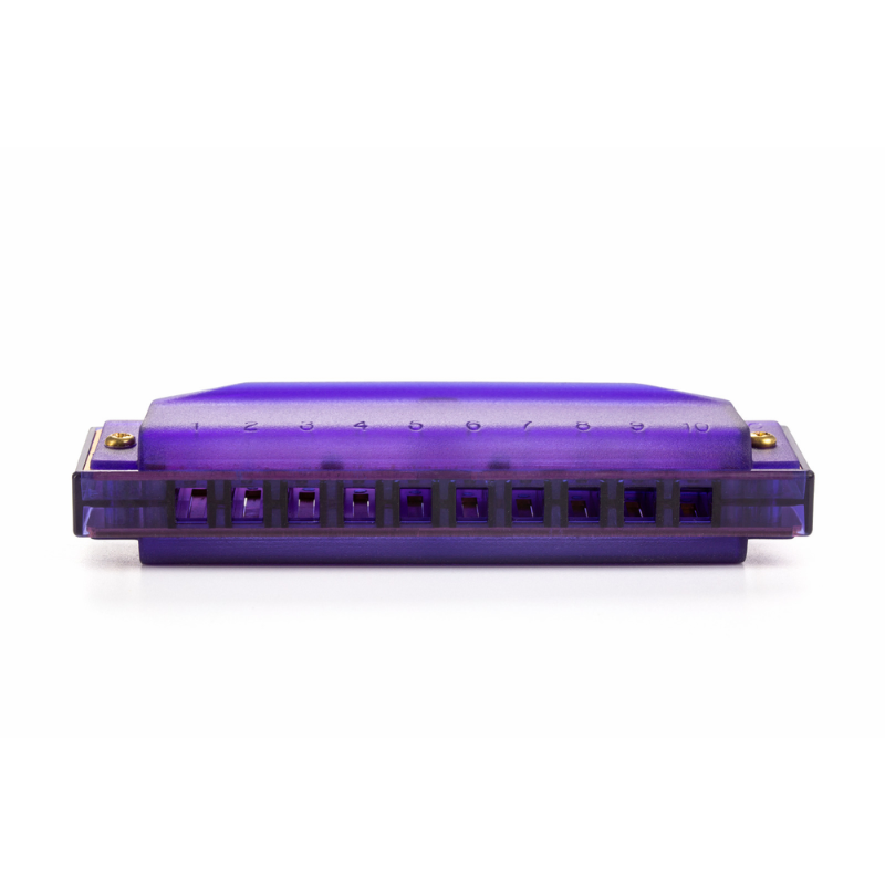 Hohner Translucent Harmonica C - Purple — view 3