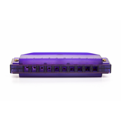 Hohner Translucent Harmonica C - Purple — view 3