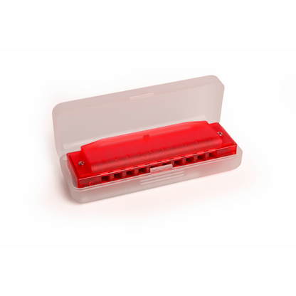 Hohner Translucent Harp C Red Hardcase — view 2