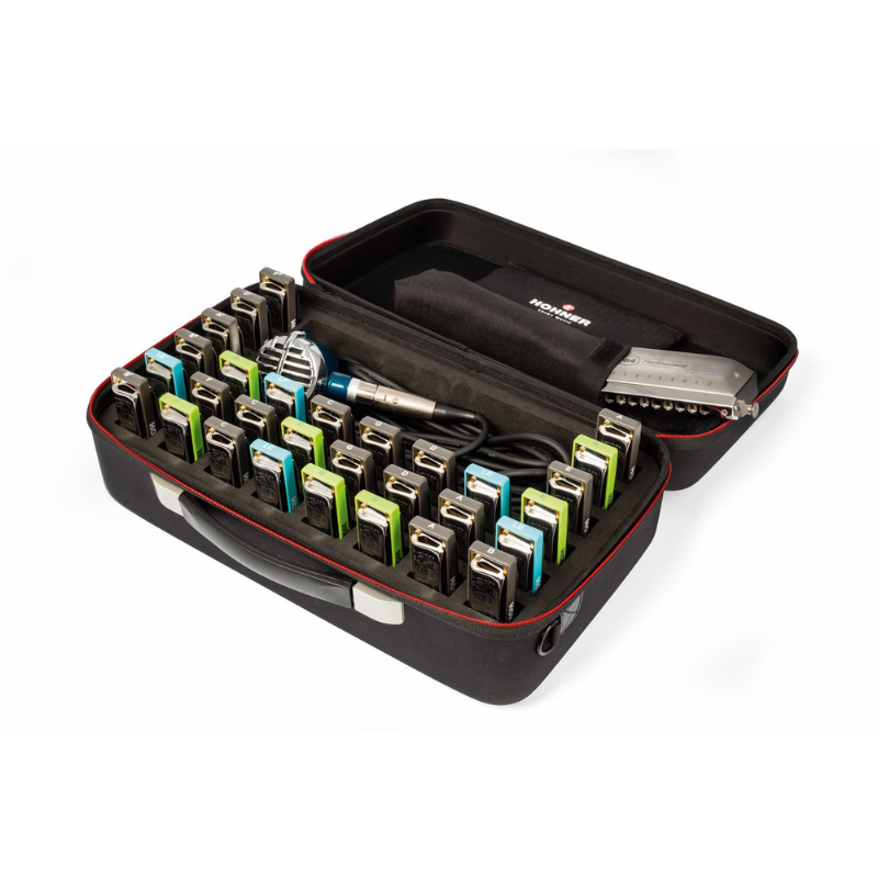 Hohner FlexCase XL Harmonica Case with Foam Inlay and Removable Tool Bag — view 3