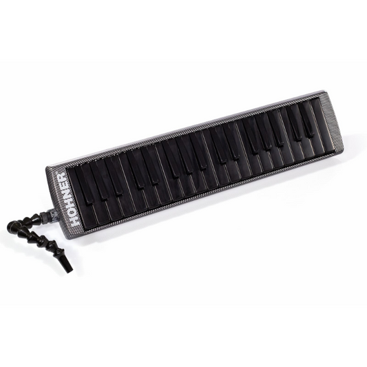 Hohner AirBoard Carbon 37 Portable Air Powered Keyboard Instrument with Travel Bag