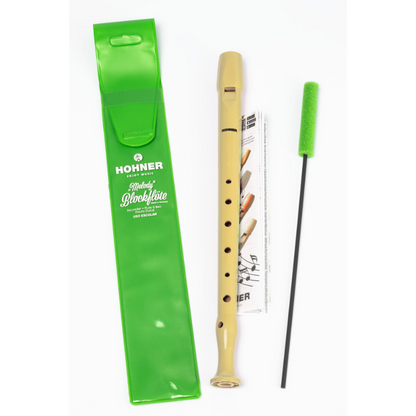 Hohner C-Soprano 1-Part Plastic German Melody Recorder — view 3