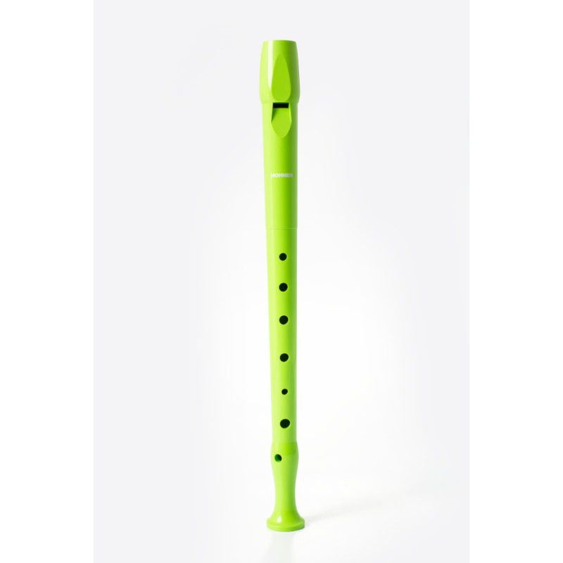 C-Soprano 1 Pt Plastic Green Melody Recorder
