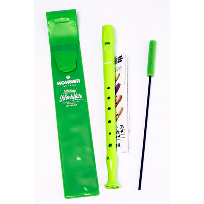 C-Soprano 1 Pt Plastic Green Melody Recorder — view 2