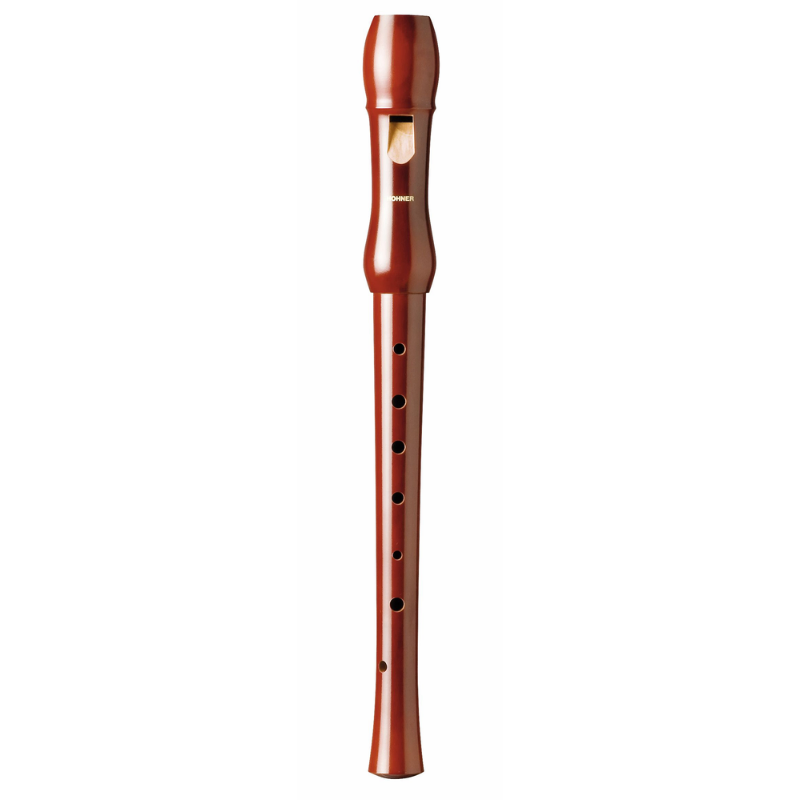 Hohner C Soprano Recorder with Wooden Lacquer Finish