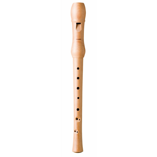 Hohner C Soprano Recorder with Wood 2-Part Baroque Fingering