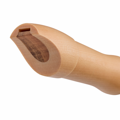 Moeck School Soprano Recorder Maple Baroque Fingering Double Holes — view 2