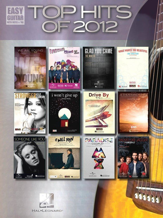 Top Hits of 2012 — Easy Guitar with Notes & TAB (Hal Leonard)