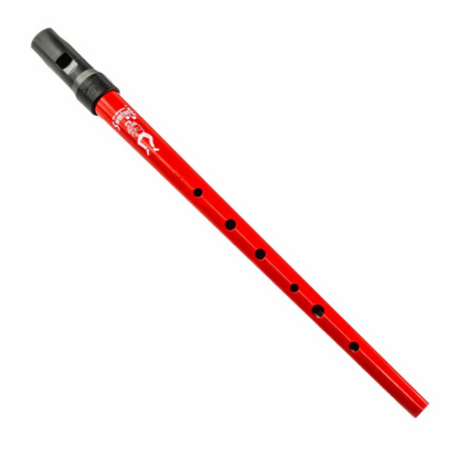 Clarke Sweetone Tin Whistle in Red - Key of D, Handmade, Professional and Amateur Use