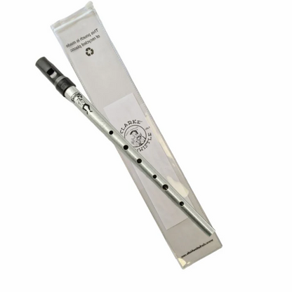 Clarke Sweetone Tin Whistle in C - Handmade Silver — view 2