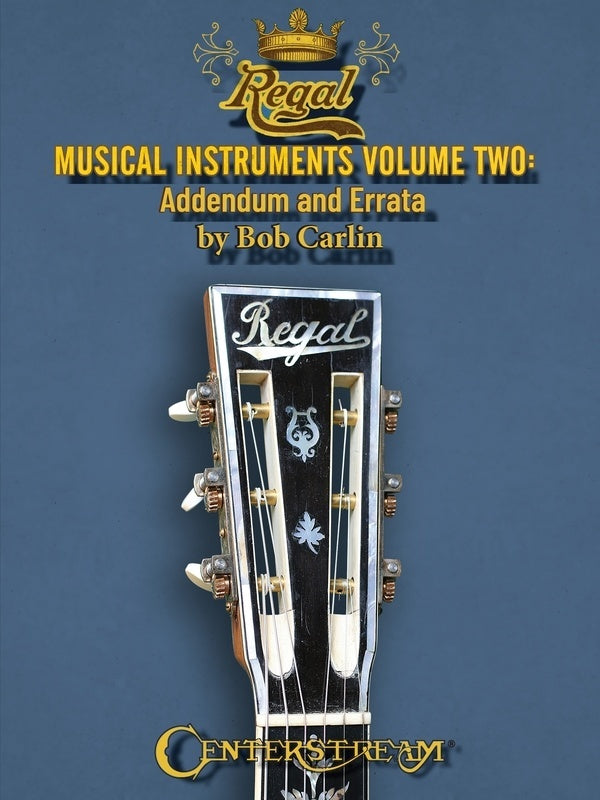 Regal Musical Instruments Vol 2 Addendum And Errata Softcover Book (Guitar)