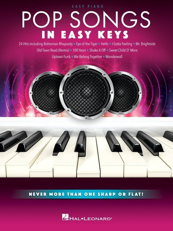 Pop Songs in Easy Keys for Piano - Hal Leonard