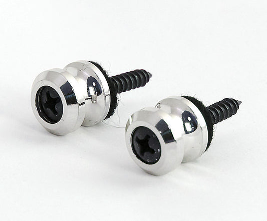 Schaller Straplock Endpin Button Kit (Pair) Nickel