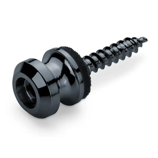 Schaller Straplock Endpin Button Kit (Pair) Black - 2 Endpins and 2 Screws