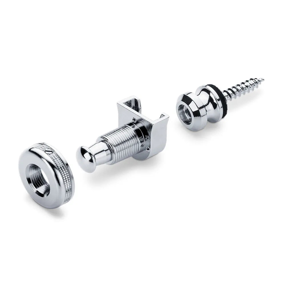 Schaller S-Locks M Strap Locks (Pair) 14010201 - Chrome, Hardened Steel, Ergonomic Design, Lock-Wheel, Compatible with Schaller Security Locks — view 5