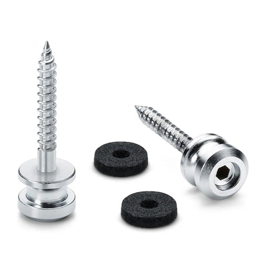 Endpins Pair for Schaller S-LOCKS Large Satin Chrome