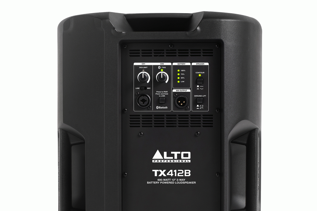 Alto Professional TX412B Battery Powered Speaker 12inch 600W Active PA Loudspeaker - view 3