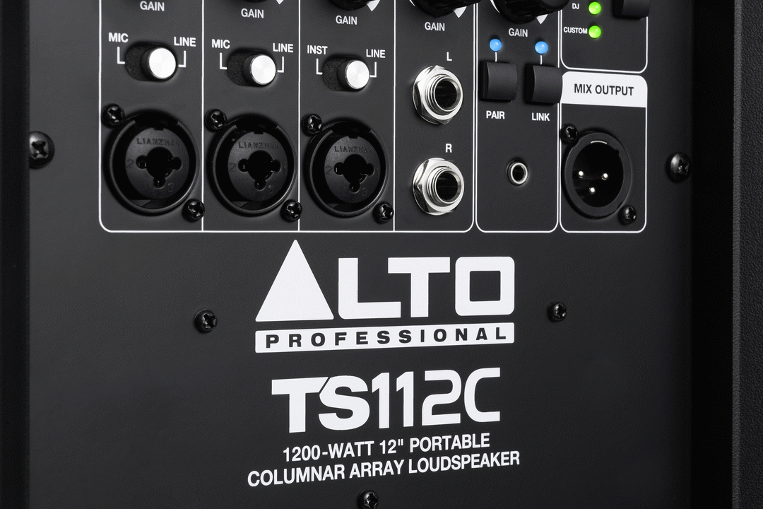 Alto Professional TS112C Column PA System 1200W w/ 12inch Powered Subwoofer - view 5