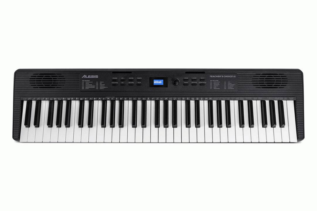 Alesis Teacher's Choice 61-Key Light-Up Keyboard Bundle w/ Skoove Lessons