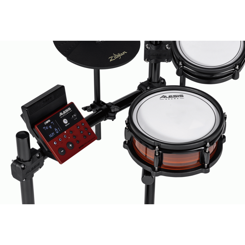 Alesis Nitro Pro 8-Piece Electronic Drum Kit with Zildjian Cymbals — view 3