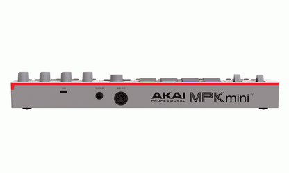 Akai Pro MPK Mini IV Portable USB MIDI Keyboard Controller with RGB Pads and Software Collection - White - view 3