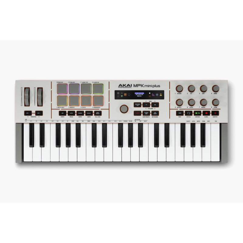 Akai MPK Mini Plus II 37-Key MIDI Controller with MPC Pads and Software Bundle