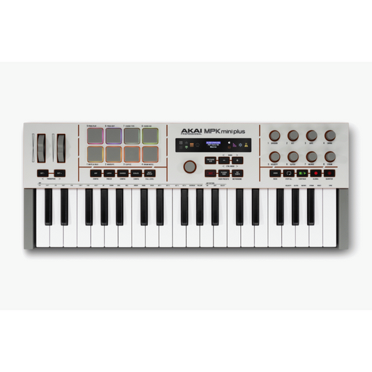 Akai MPK Mini Plus II 37-Key MIDI Controller with MPC Pads and Software Bundle