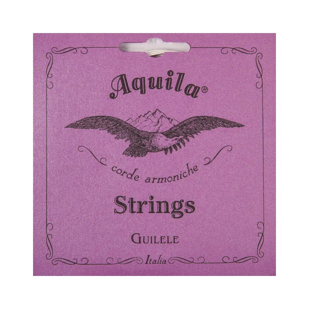 Aquila Guitarlele Uke String Set 96C Nylgut Trebles Silver-Plated Basses