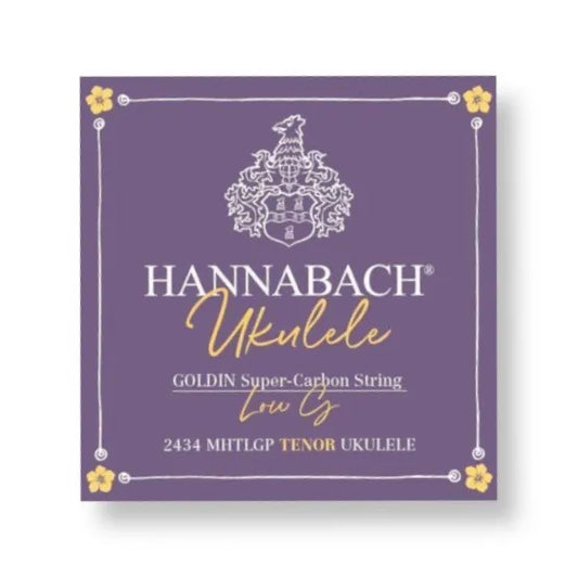 Hannabach Goldin Super-Carbon Tenor Ukulele Strings - Low G