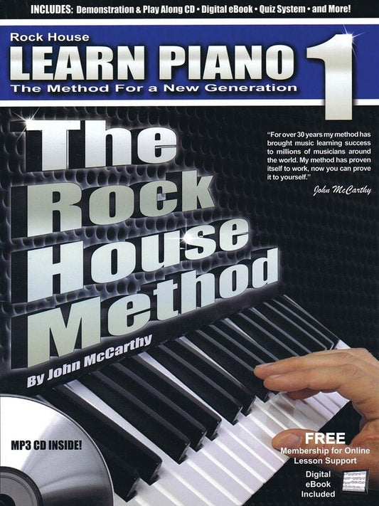 Rock House Method: Learn Piano, Vol. 1 — Book & CD (Rock House)
