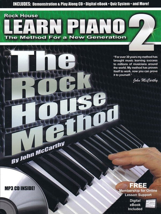 Rock House Method: Learn Piano, Vol. 2 — Book & CD (Rock House)
