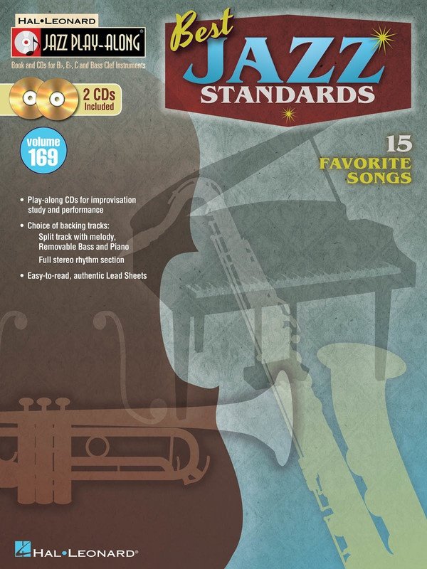Best Jazz Standards — Jazz Play-Along Vol. 169, Book/2CD (Hal Leonard)