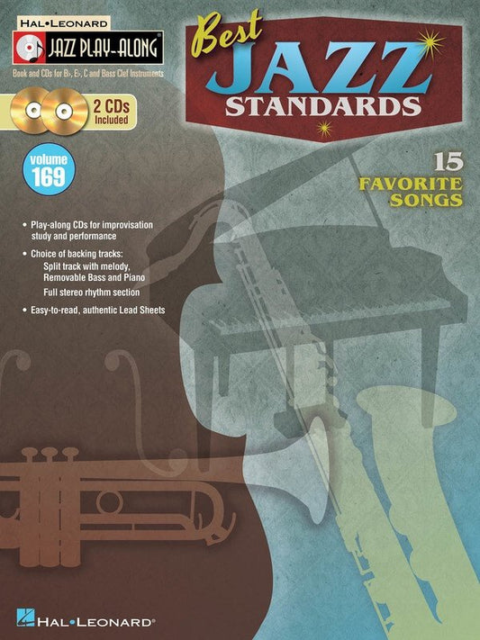 Best Jazz Standards — Jazz Play-Along Vol. 169, Book/2CD (Hal Leonard)