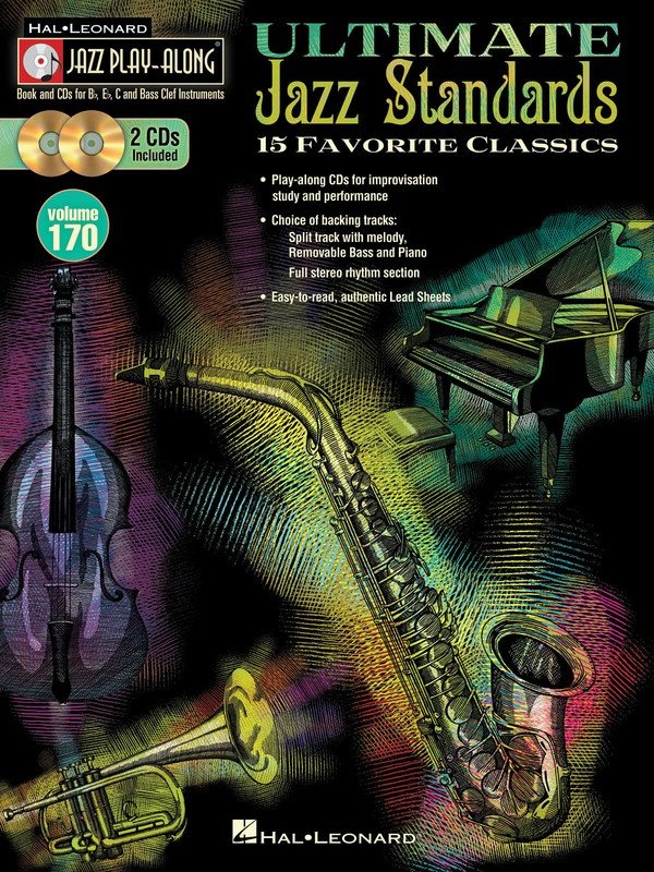 Ultimate Jazz Standards — Jazz Play-Along Vol. 170, Book/2CDs (Hal Leonard)