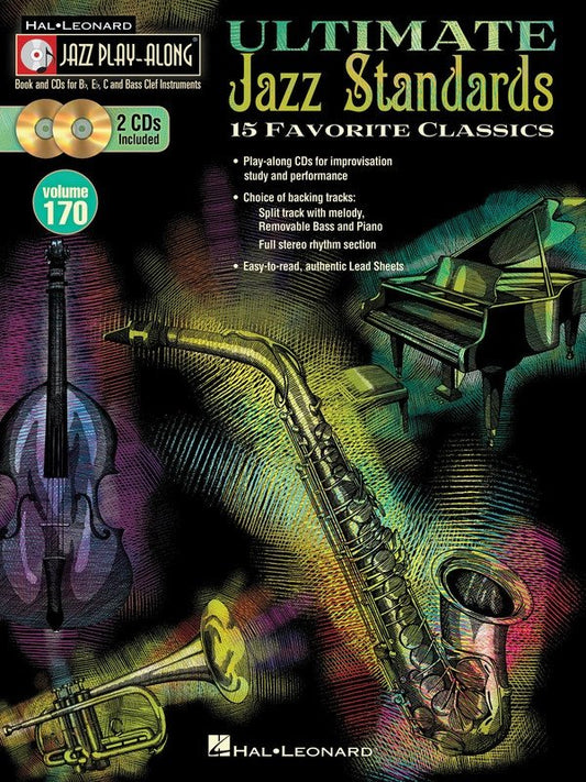 Ultimate Jazz Standards — Jazz Play-Along Vol. 170, Book/2CDs (Hal Leonard)