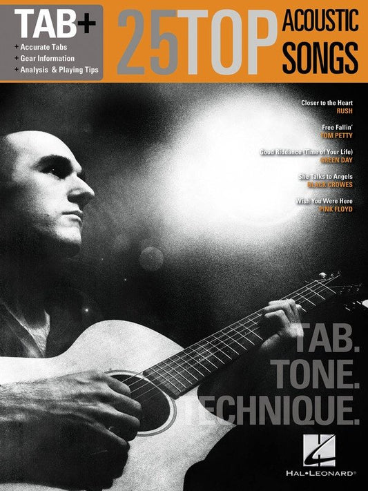 25 Top Acoustic Songs — Guitar TAB (Hal Leonard)