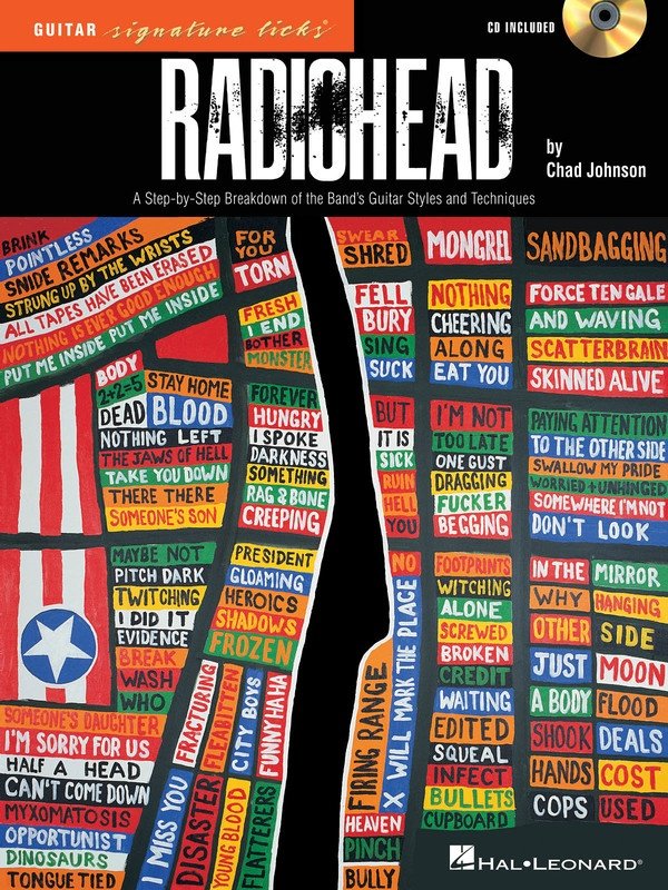 Radiohead — Guitar Signature Licks, Book/CD (Hal Leonard)