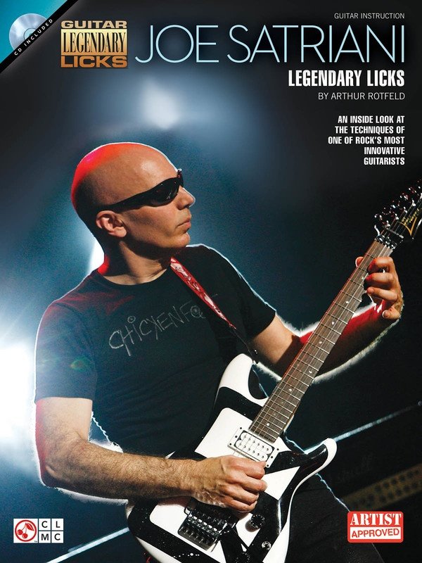 Joe Satriani: Legendary Licks — Guitar TAB, Book/CD (Cherry Lane Music)