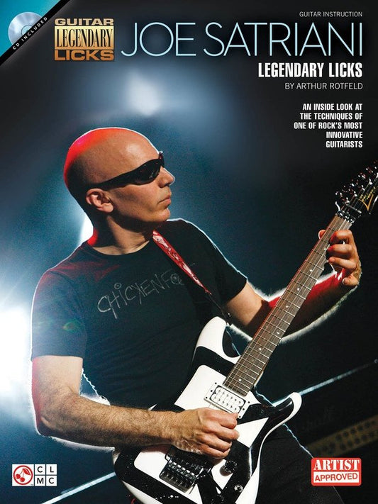 Joe Satriani: Legendary Licks — Guitar TAB, Book/CD (Cherry Lane Music)