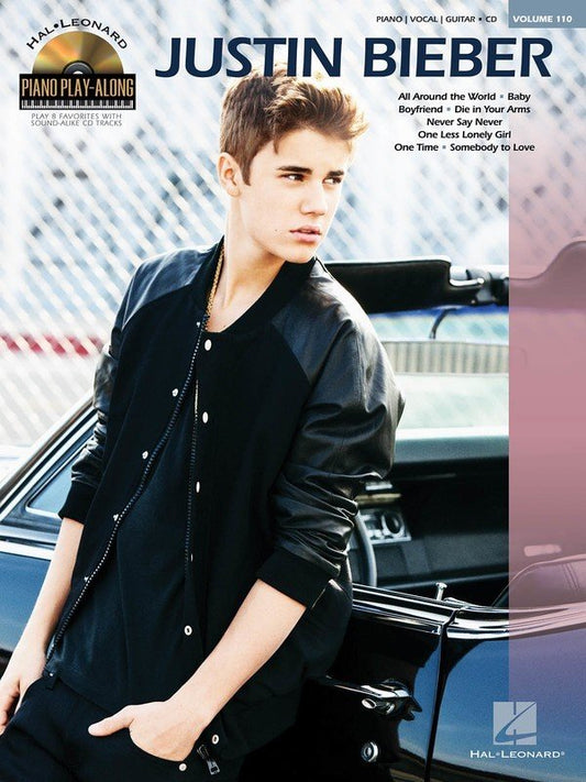 Justin Bieber — Piano Play-Along Vol. 110, Book/CD (Hal Leonard)