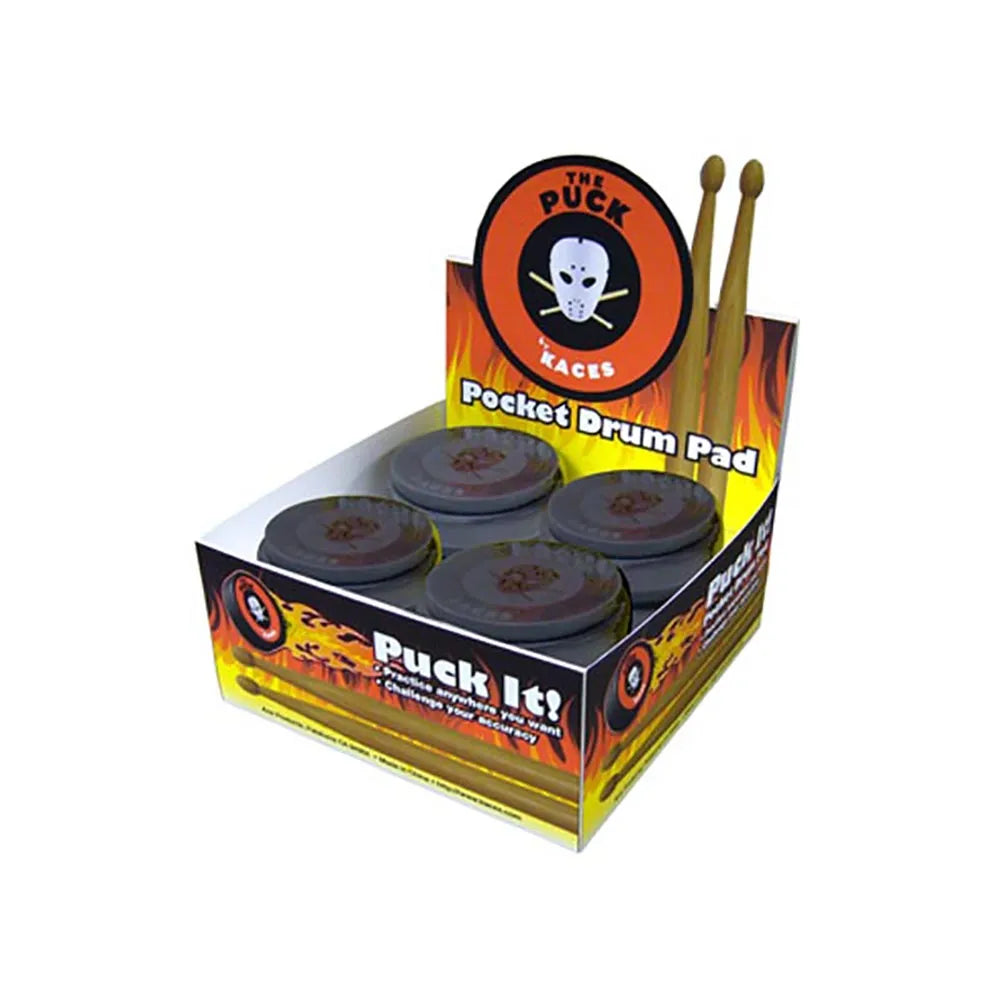 Kaces Pocket Drum Practice Pad 3 Inch Puck for Table Top or Cymbal Stands — view 2