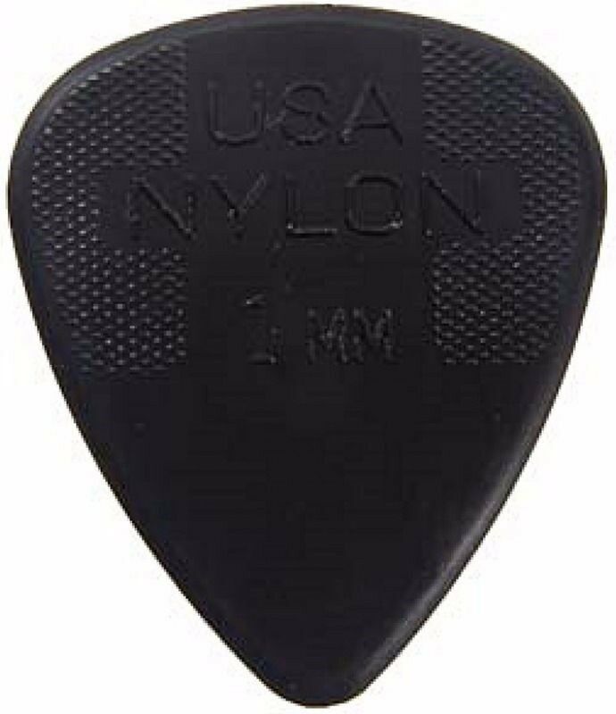 12 x Jim Dunlop Nylon Standard "Greys" 1.00MM Gauge Guitar Picks Plectrums